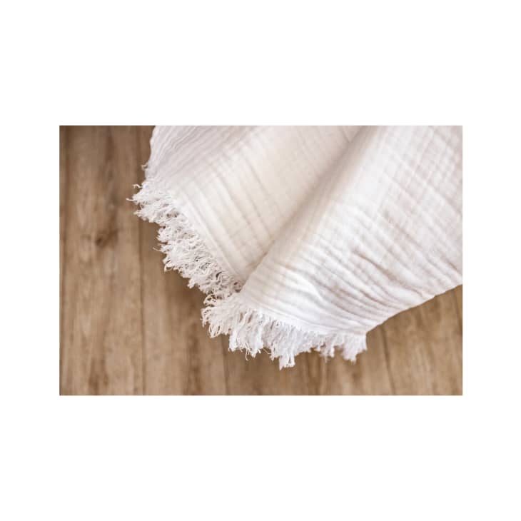 Muslin Comfort Oversized Fringe Breeze Throw — I Tried It Apartment