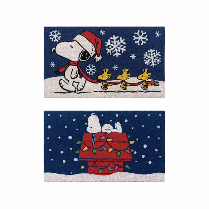 The Snoopy Doormat Set You Need for the Holiday Season | Apartment Therapy