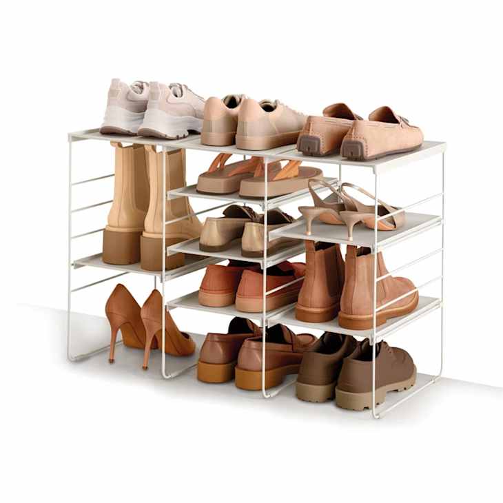 This Adjustable Shoe Rack Has the Smartest Design | Apartment Therapy