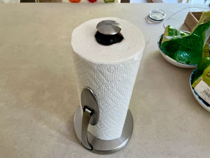 I Tried the OXO SimplyTear Paper Towel Holder Here Are My Thoughts The Kitchn