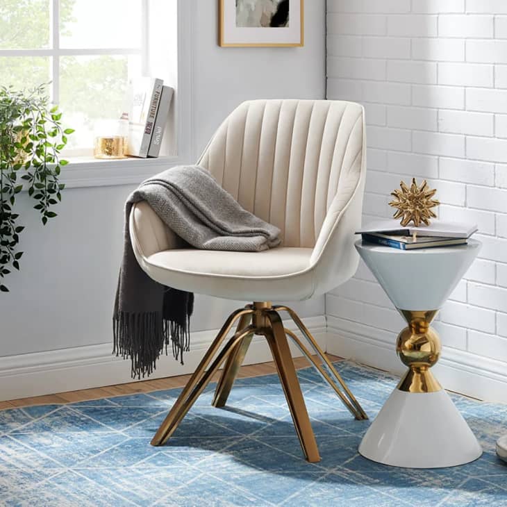 Small deals swivel armchair