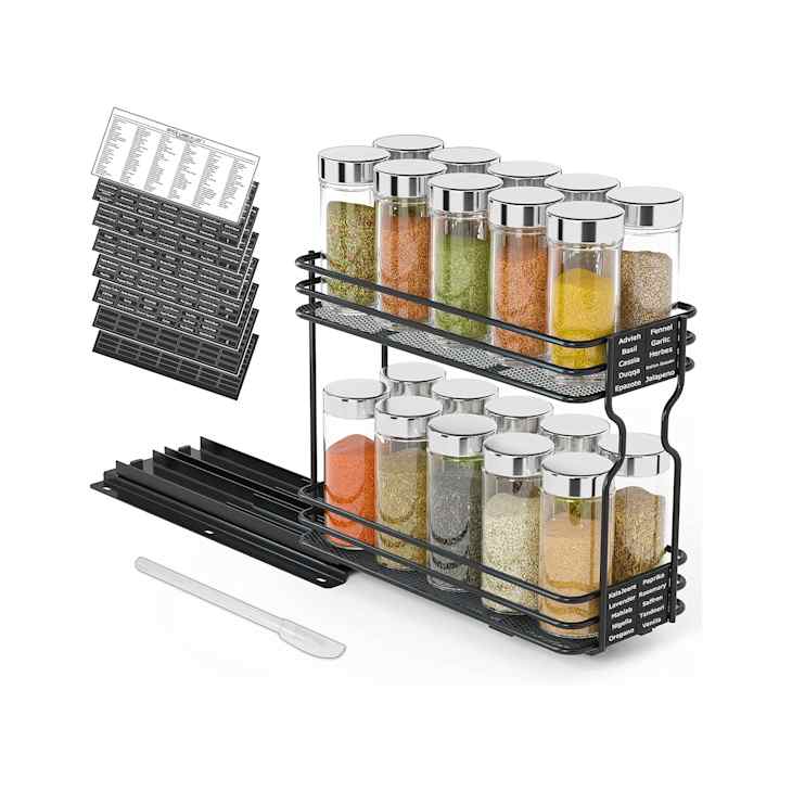 This Easy-Access Amazon Spice Rack Is Only $20 for Labor Day | The Kitchn