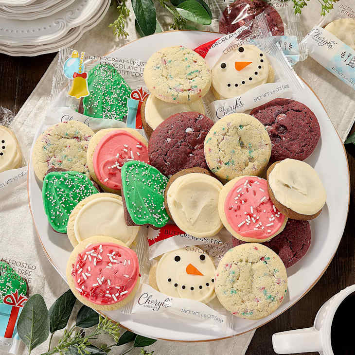 Cheryl's 48 Piece Holiday Cookie Assortment is Perfect for Events