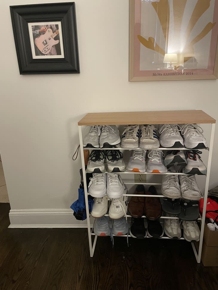 This Stylish, Easy-to-Assemble Shoe Rack Helped Me Conquer Clutter in ...