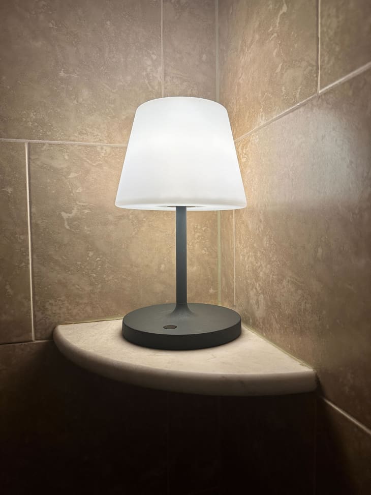 TikTok Shower Lamp Review: I Tried It | Apartment Therapy