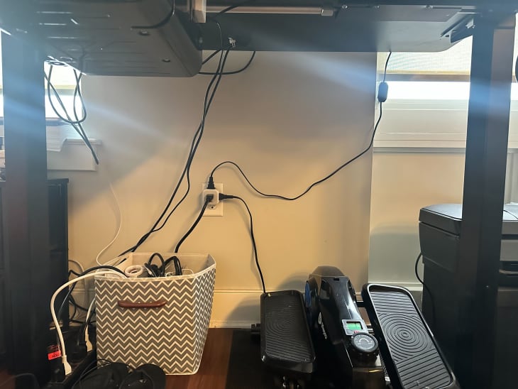 Tyrkuiy Under Desk Cable Management Tray Review The Best Cable Organizer? Apartment Therapy