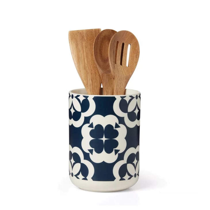 Best Utensil Crocks To Keep Kitchen Tools Organized The Kitchn   Kate Spade Elegant Utensil Crock