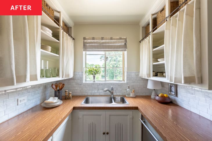 5 Easy, Renter-Friendly DIYs Turned This Kitchen into a Cottagecore ...