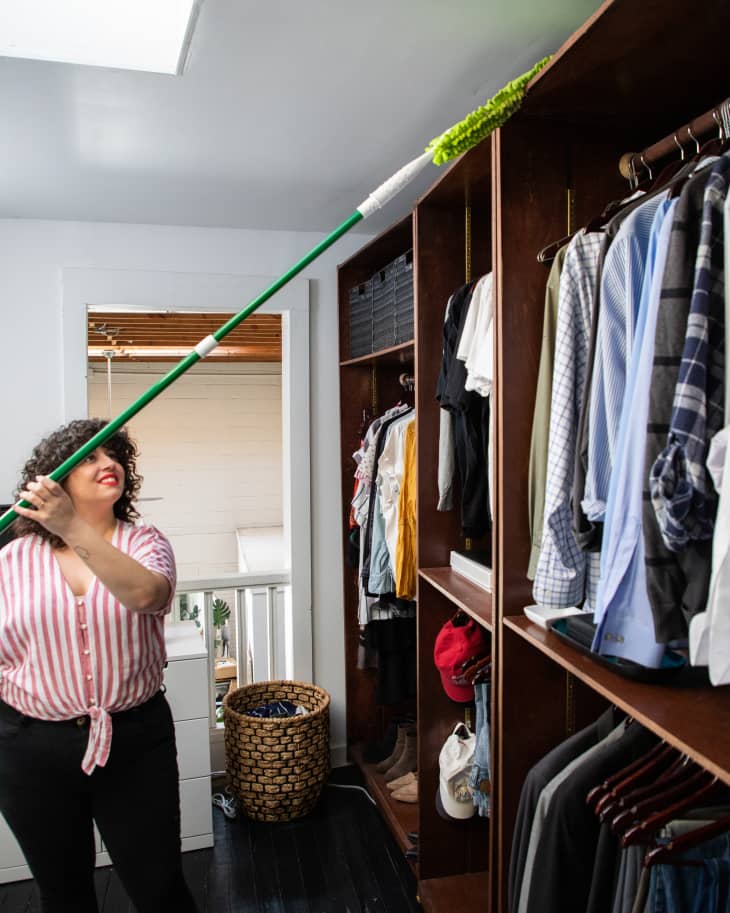 Dust Up High in the Bedroom - Spring Cleaning Cure 2021 | Apartment Therapy