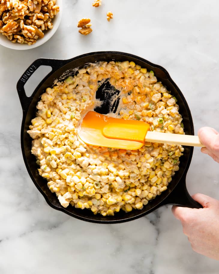 Warm Creamy Corn and Walnut Dip | The Kitchn