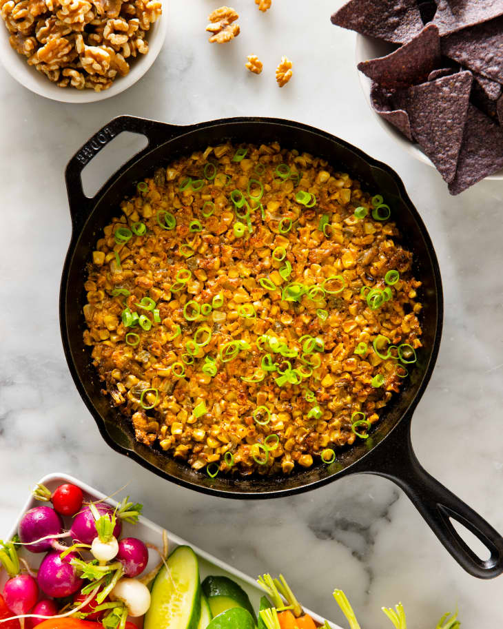 Warm Creamy Corn and Walnut Dip | Kitchn