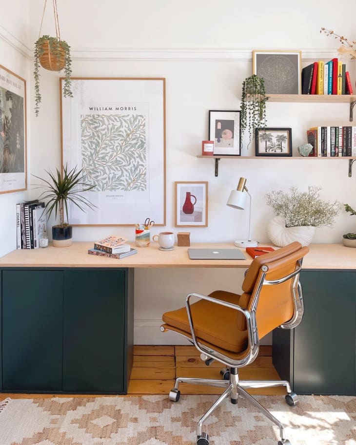 A home-office revamp with an IKEA desk hack