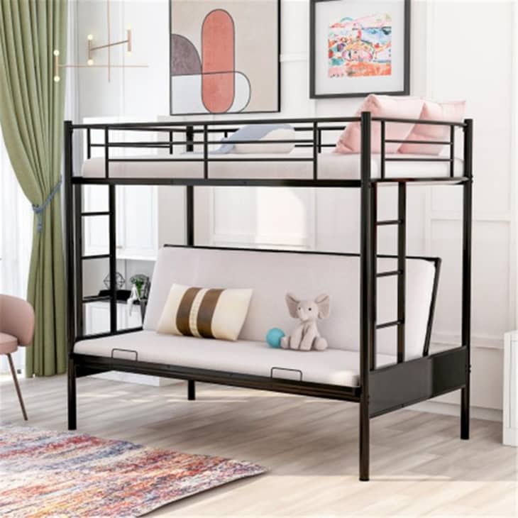 Product Image: ARCTICSCORPION Twin Over Full Metal Bunk Bed