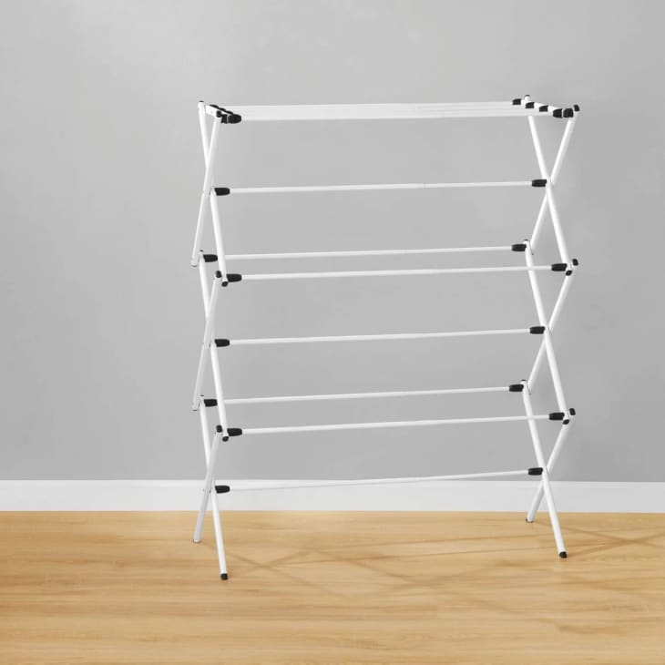 Mainstays Expandable Steel Laundry Drying Rack at Walmart