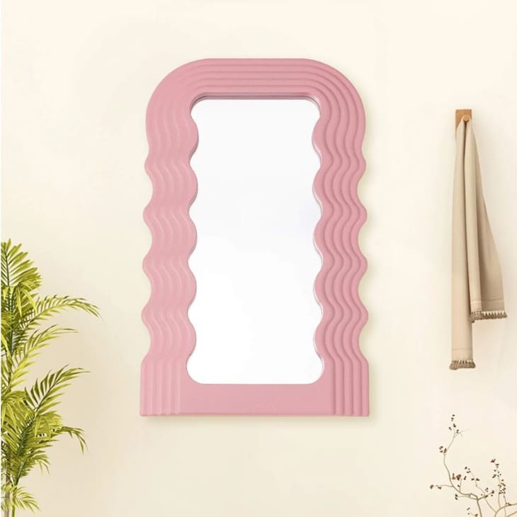 Product Image: Pink Wavy Mirror
