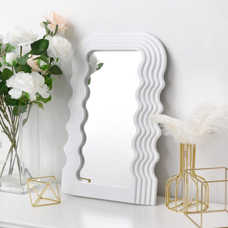 Product Image: Tstarer White Wave Vanity Mirror