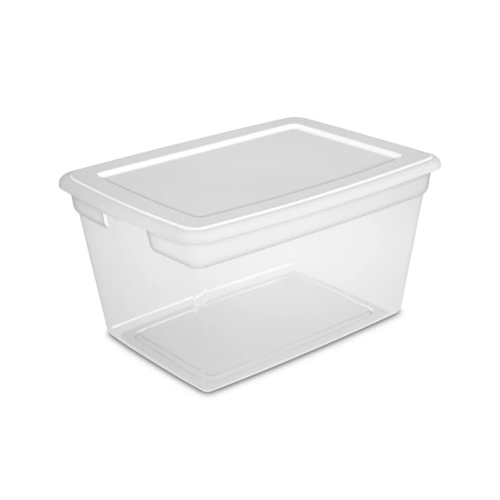 Product Image: Sterilite 58-Quart Clear Plastic Storage Box