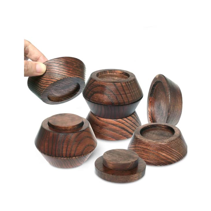Product Image: Solid Natural Wood Risers (Set of 8)