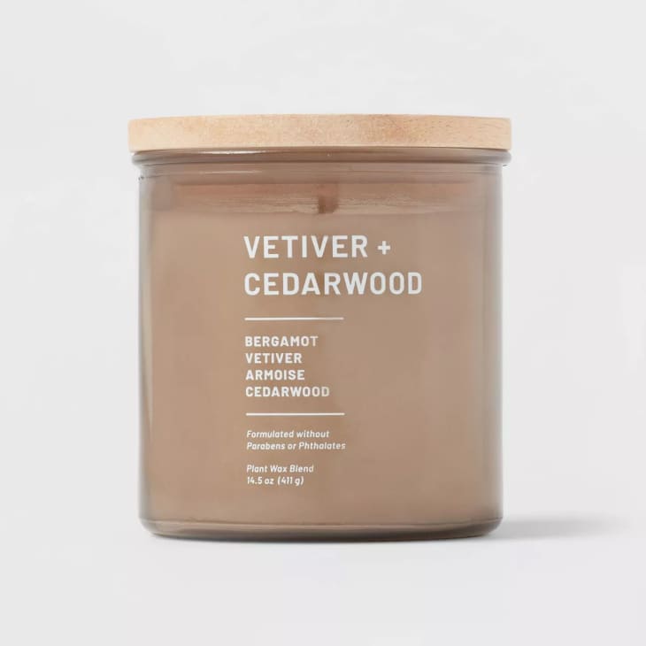 Product Image: Threshold Glass Jar Vetiver and Cedarwood Candle