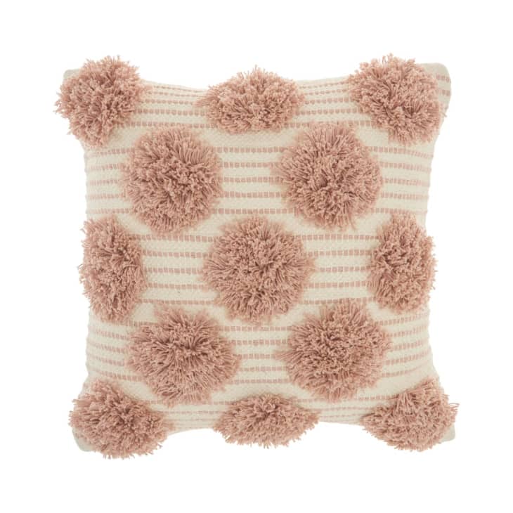 Product Image: Blush Erwann Pom-Poms Cotton Throw Pillow
