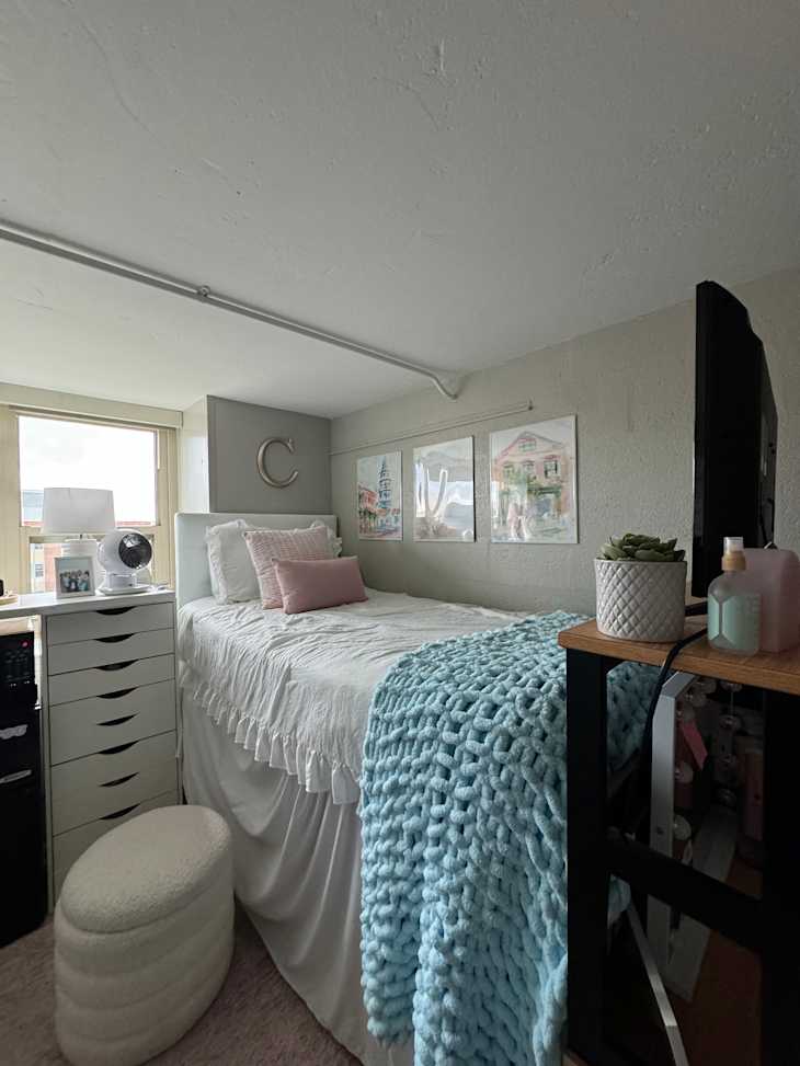 This is the Easiest Storage Hack for a Double Dorm | Dorm Therapy