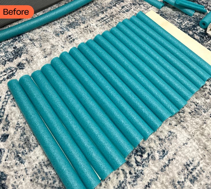 This DIY Pool Noodle Headboard Only Costs 60 Dorm Therapy