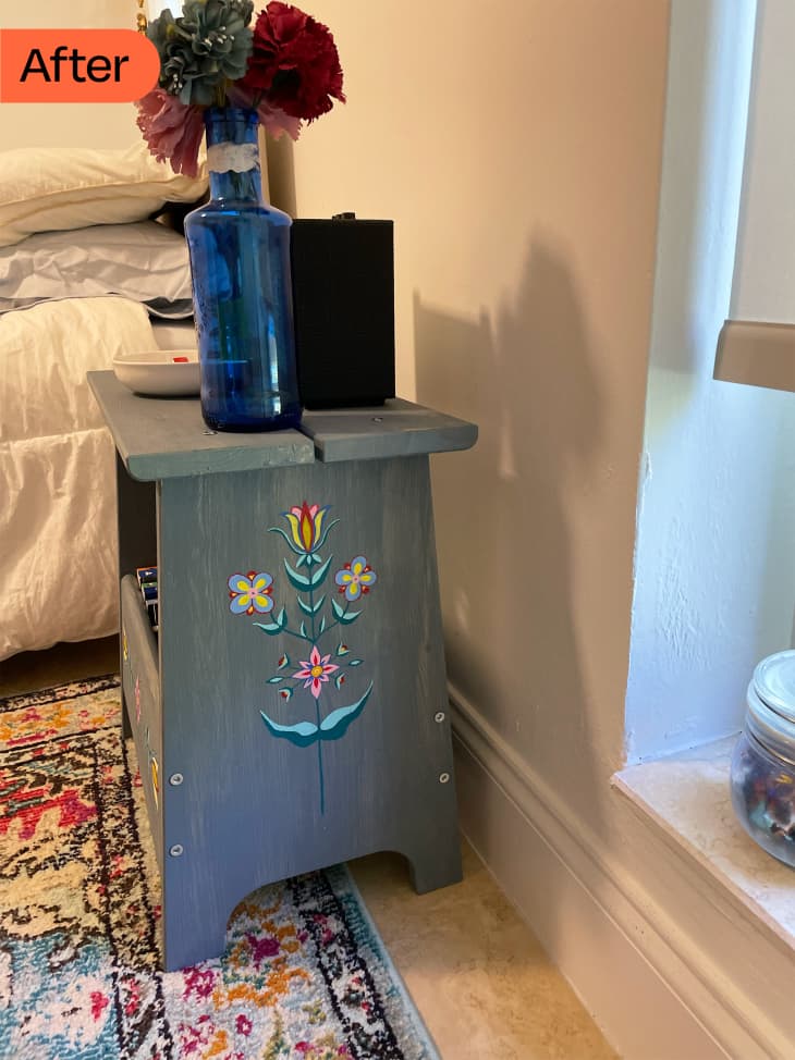 Painted nightstand discount