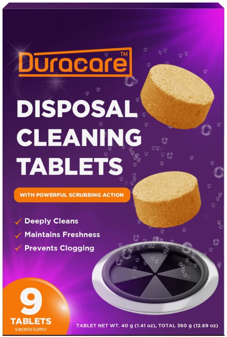 Duracare Garbage Disposal Cleaner and Deodorizer Tablets at Amazon