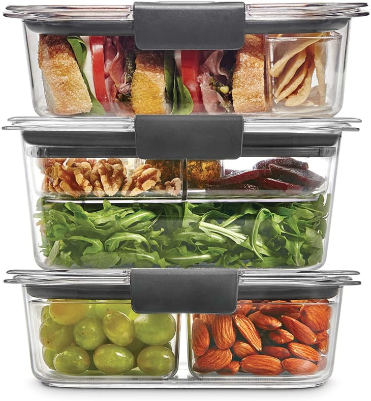 Rubbermaid Leak-Proof Brilliance Food Storage 12-Piece Plastic Containers with Lids at Amazon