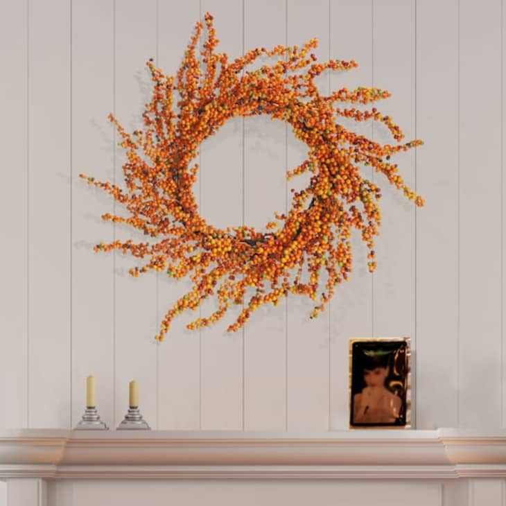 24" Orange Berry Wreath by Ashland® at Michaels