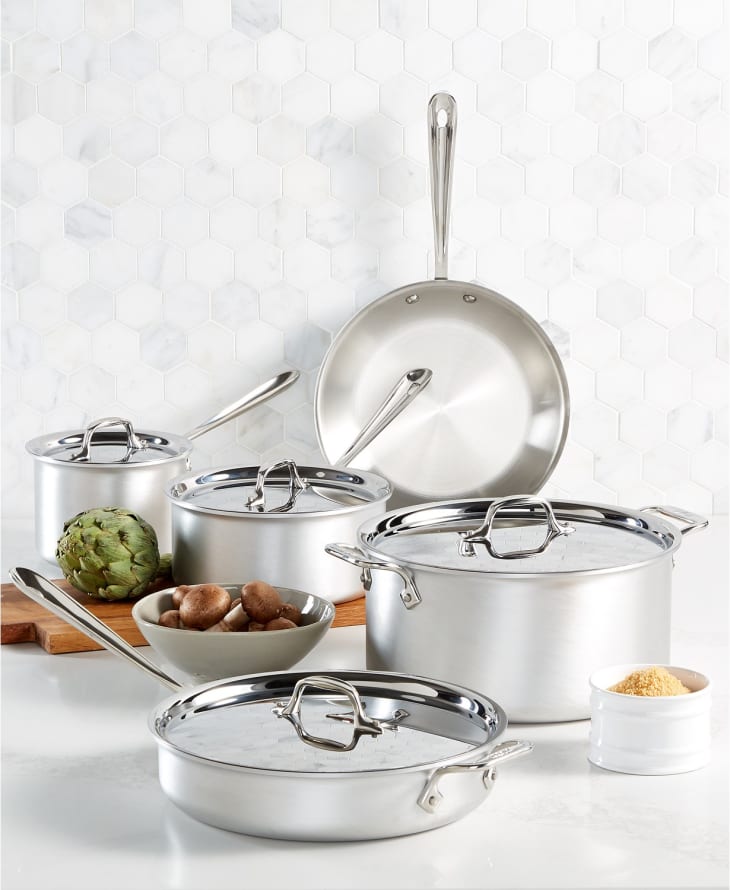 Product Image: All-Clad Master Chef 9-Pc. Cookware Set, Created for Macy's