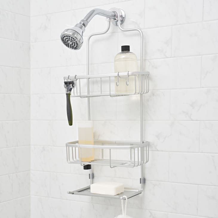 Product Image: Better Homes & Gardens Rust-Proof Aluminum Shower Caddy with 3 Shelves