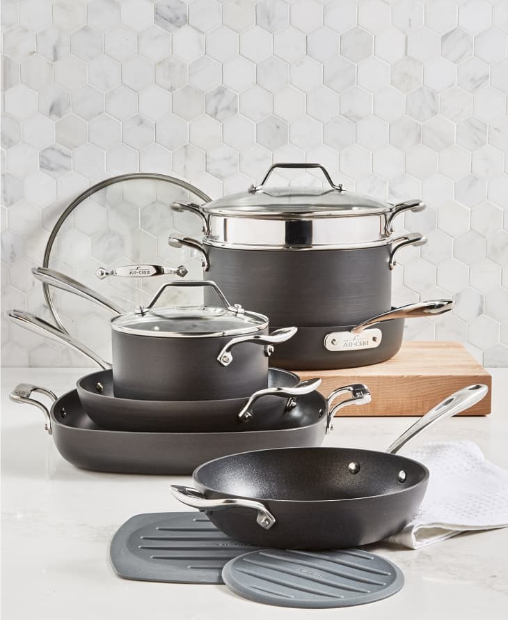 Product Image: All-Clad Essentials Nonstick 10-Pc. Cookware Set
