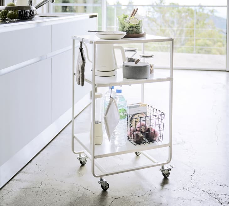 2-Tiered Rolling Kitchen Cart at Pottery Barn