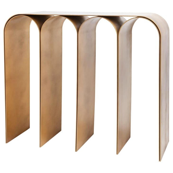 Gold Arch Console by Pietro Franceschini at 1stDibs