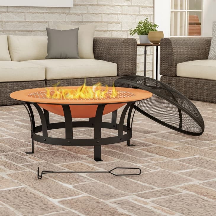 Pure Garden Wood Burning Outdoor Fire Pit at Overstock