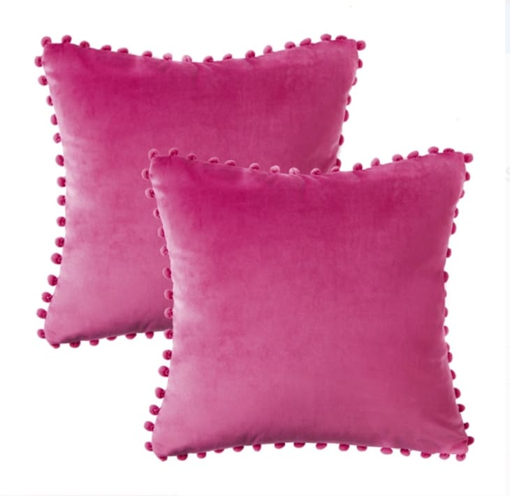 Product Image: Pom Pom Velvet Series Decorative Throw Pillow, Set of 2