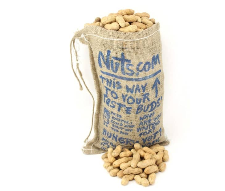 Burlap Bag of Peanuts at Nuts.com