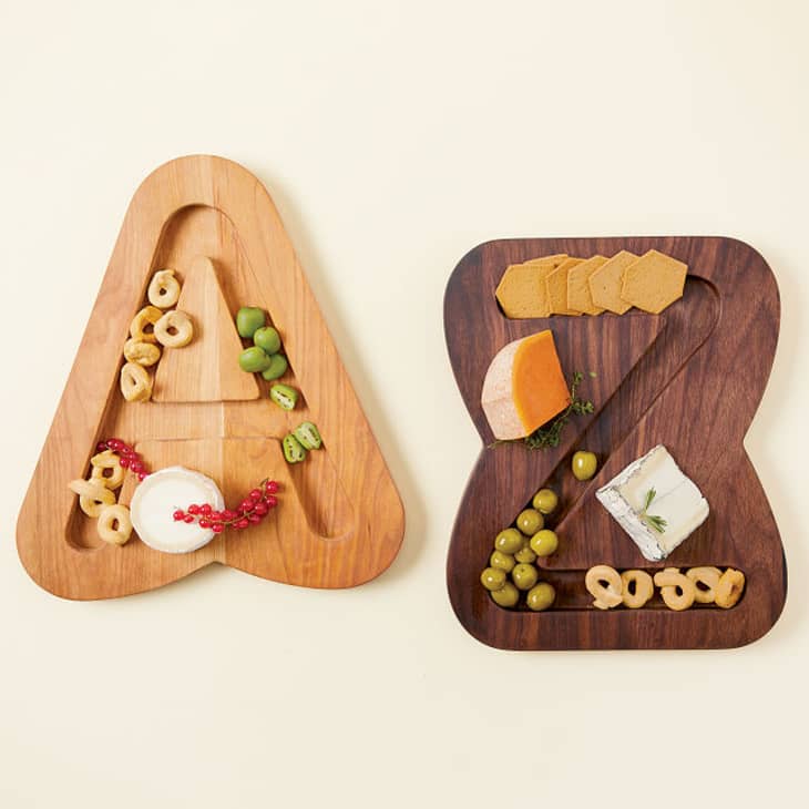 Monogram Cheese Board at Uncommon Goods