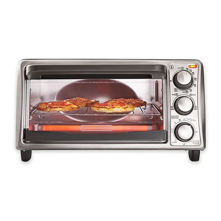 Black & Decker 4-Slice Toaster Oven in Grey at Bed Bath & Beyond
