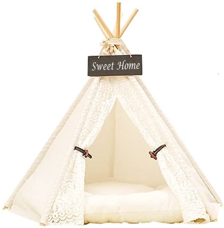 Product Image: Pet Teepee Lace Tent Style Pet House