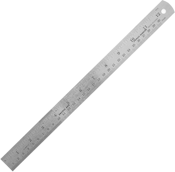 Product Image: Pacific Arc 12 Inch Stainless Steel Ruler