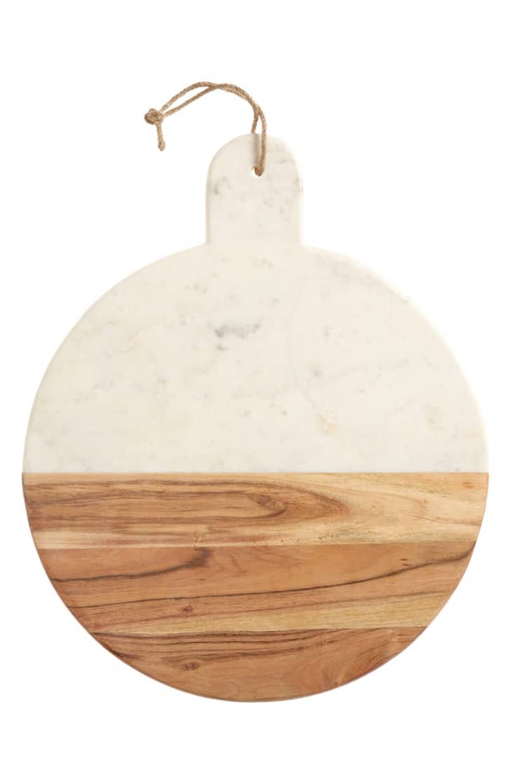 at Home Round Marble & Acacia Wood Serving Board at Nordstrom