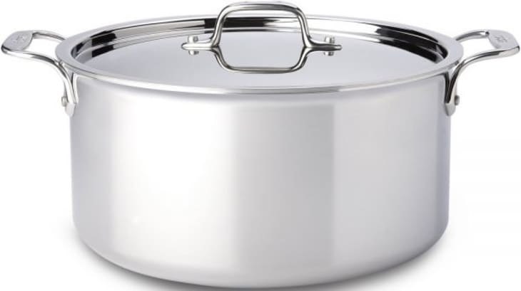 All-Clad 8-Quart Stock Pot with Lid at Home & Cook Groupe SEB Brands