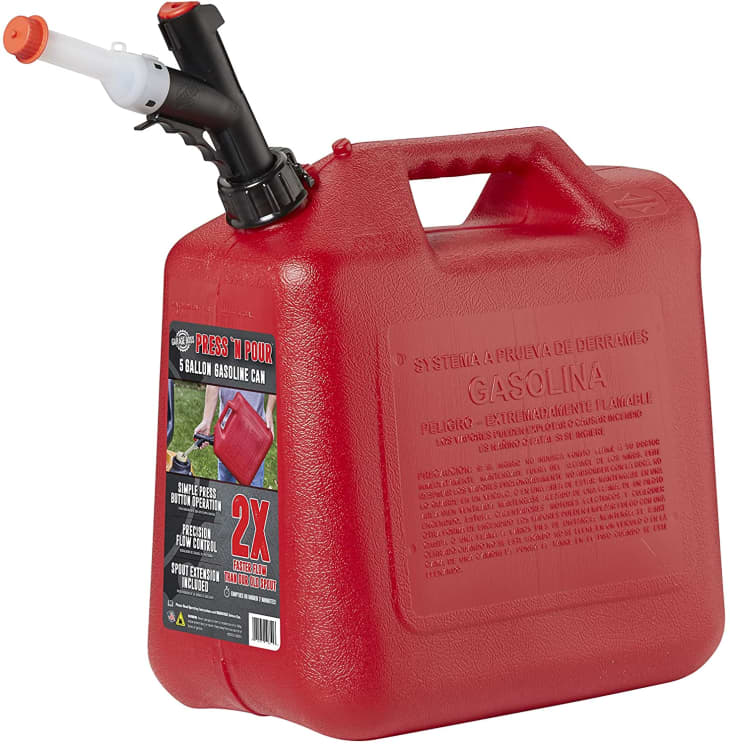 Product Image: GARAGE BOSS Press 'N Pour 5-Gallon Gas Can