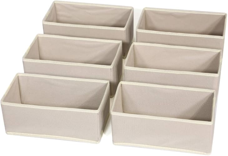 DIOMMELL 6 Pack Foldable Cloth Storage Box at Amazon