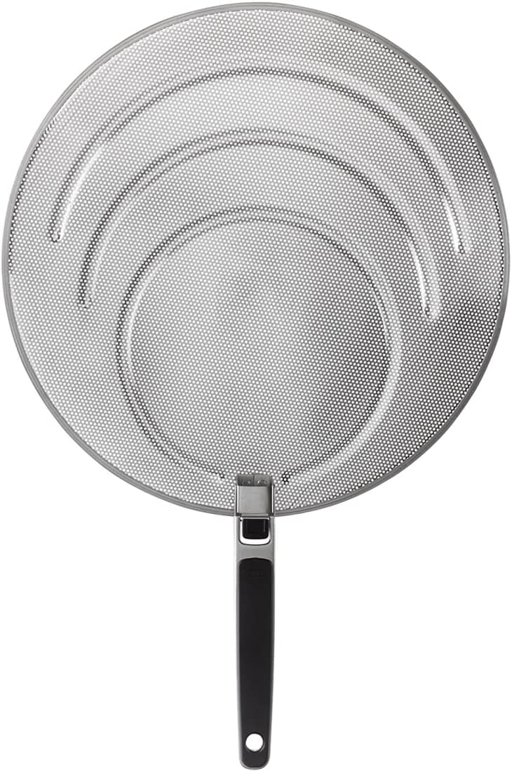 OXO Good Grips Stainless Steel Splatter Screen with Folding Handle at Amazon