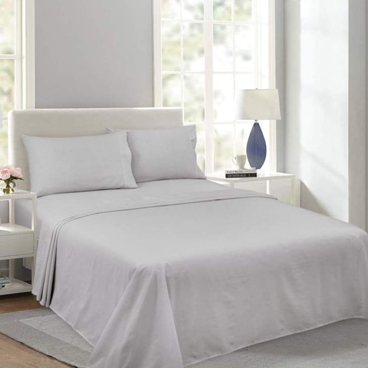 Royale Linens Soft Home Brushed Percale Ultra Soft 100% Cotton, Queen 4-Piece Sheet Set at Walmart