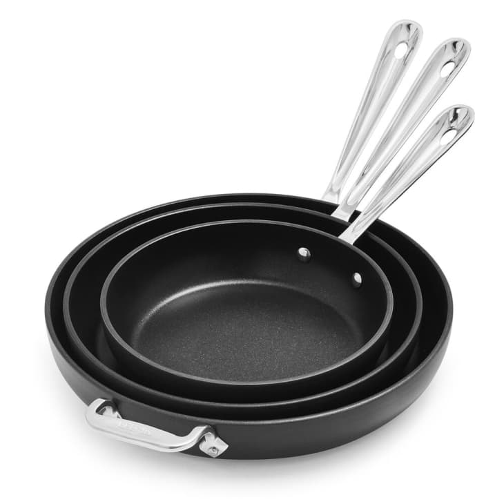 All-Clad HA1 Nonstick Set of 3 Skillets, 8", 10" and 12" at Sur La Table