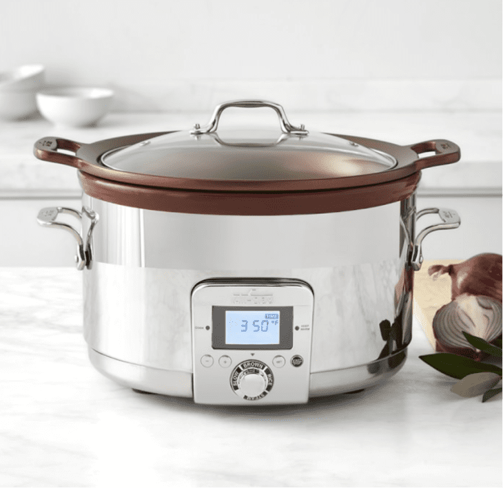 Product Image: All-Clad Gourmet Slow Cooker with All-in-One Browning, 5-Qt.